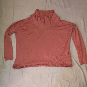 Pink women long sleeve pull over, extremely soft